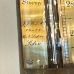 19th C. Portuguese Nautical Brass Gimbal Mounted Barometer