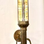 19th C. Portuguese Nautical Brass Gimbal Mounted Barometer