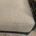 Wonderful 1940's Green Wicker Chairs for Patio or Interior, Pair