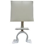 Giacometti Inspired Plaster over Metal Tribal Table Lamp