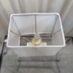 Giacometti Inspired Plaster over Metal Tribal Table Lamp