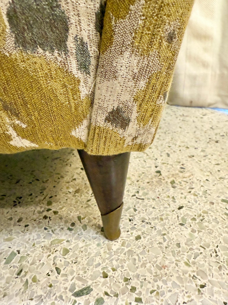 Important & Stylish Vintage Italian Wingback Settee/ Sofa