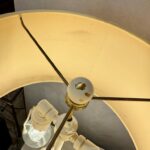 Vintage Pair of Tete-du-Femme Plaster Table Lamps After Alberto Giacometti, PAIR