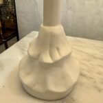 Vintage Pair of Tete-du-Femme Plaster Table Lamps After Alberto Giacometti, PAIR