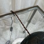 Pair of Bronze Celestial Motif Tall Table Lamps