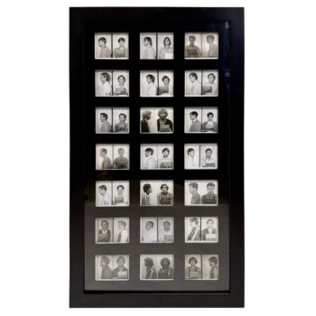 "Bad Boys" Photo Art - 21 Framed Original Mugshots from 1960's
