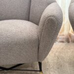 Pair of Vintage Geometric Style Lounge Chairs, attr. to Augusto Bozzi, 1940s