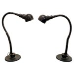 Industrial Mounted Desk Lamps by Brottby Verkstads AB Mölndal, 1930/40's, PAIR