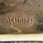 Signed Iron Fish Sculpture by Lachaize