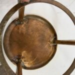 Solid Bronze Vintage Yacht Stools or Side Tables - 4 Available