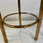 Solid Bronze Vintage Yacht Stools or Side Tables - 4 Available
