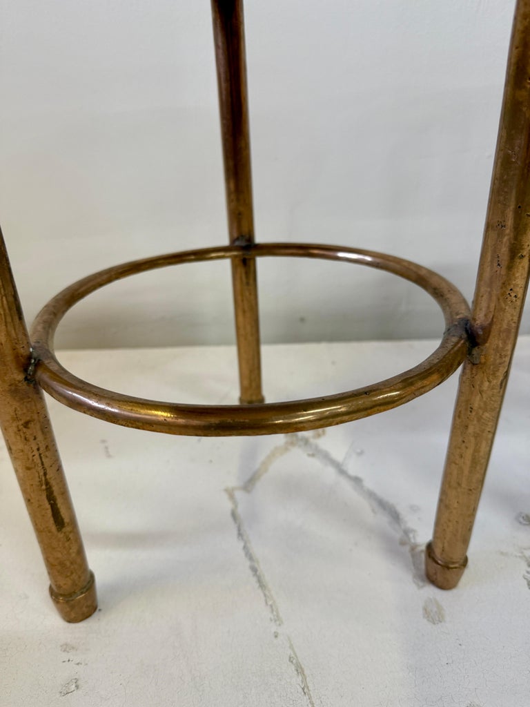 Solid Bronze Vintage Yacht Stools or Side Tables - 4 Available