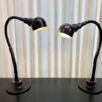 Industrial Mounted Desk Lamps by Brottby Verkstads AB Mölndal, 1930/40's, PAIR