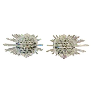 Austrian Mid-Century Crystal "Miracle" 3317 Wall Lights by Bakalowits, Pair