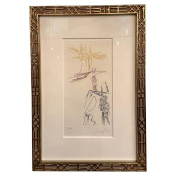 Wifredo Lam Framed Original Etching + Pencil Signed - Untitled