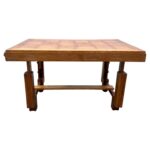 Guillerme et Chambron French Oak Desk/ Low Table