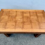 Guillerme et Chambron French Oak Desk/ Low Table