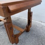 Guillerme et Chambron French Oak Desk/ Low Table