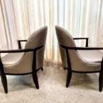 Pair of Vintage Edward Wormley for Dunbar "Janus" Armchairs