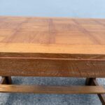 Guillerme et Chambron French Oak Desk/ Low Table
