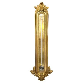 French 19th Century Bronze Wall Thermometer Attrib. to François Linke