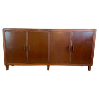 Mattaliano "Frank" Walnut & Vellum Clad Sideboard/ Cabinet