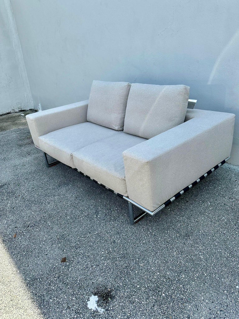 Mauro Lipparini KRISTALL Collection Italian Loveseat Sofa for i4 Mariani