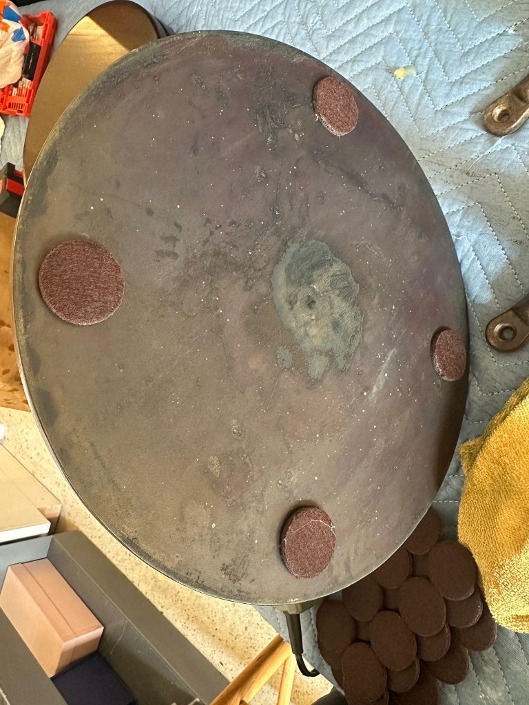 Set of 3 Industrial Cast Iron Dining Table Height Swivel Stools