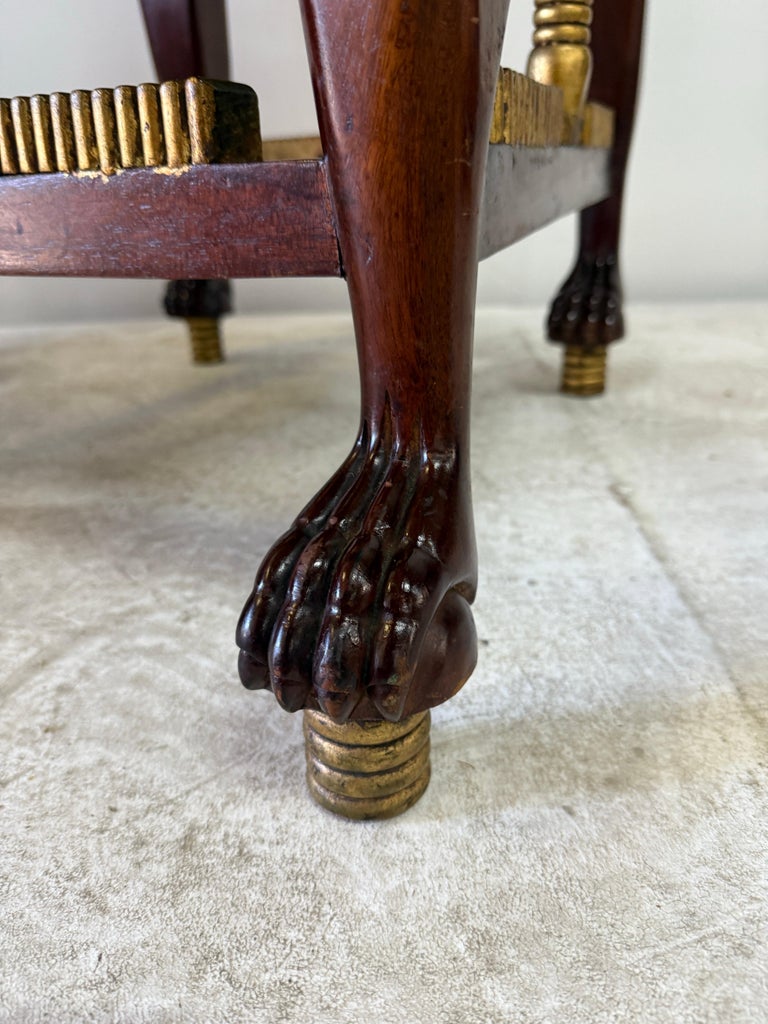 Vintage Egyptian Revival Chairs Inspired by Tutankhamun's Tomb Chair - PAIR