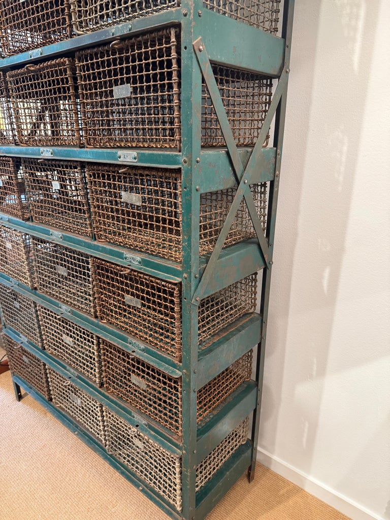 Vintage Aquatic Center/ Swim Club Mesh Cage Lockers (Two Available)