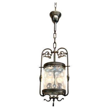 Austria Secession Glass Lantern Style Pendant