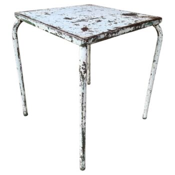 France 1950's Xavier Pauchard Painted Metal Table