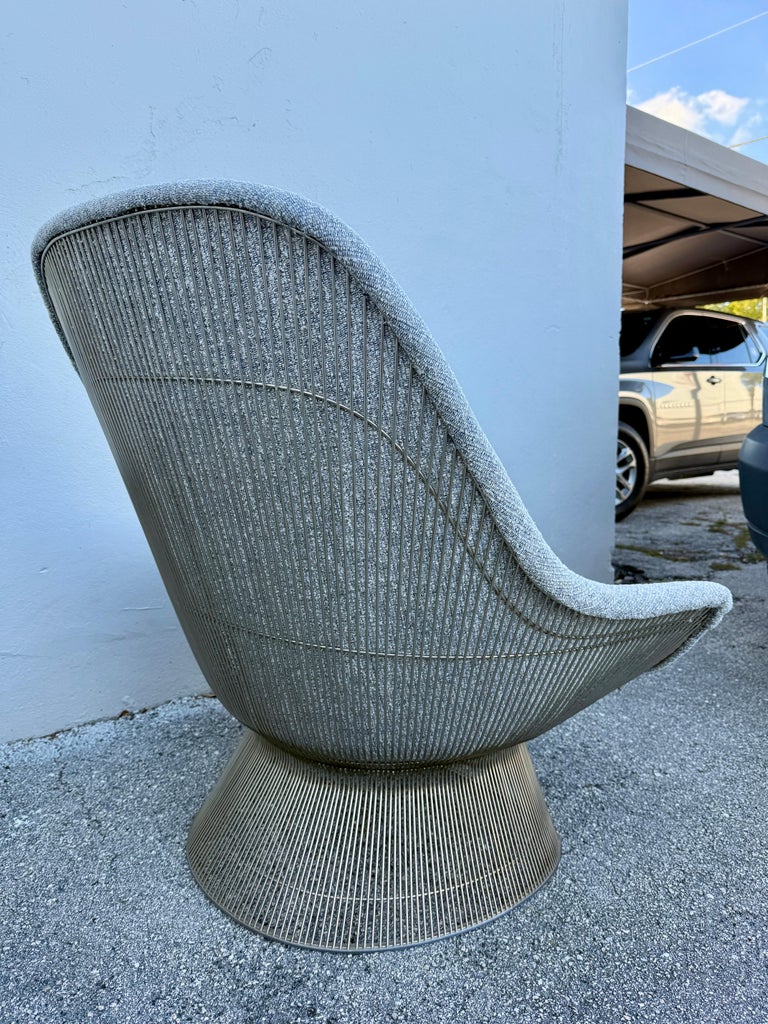 Pair of Warren Platner "Easy" Lounge Chairs and Ottoman