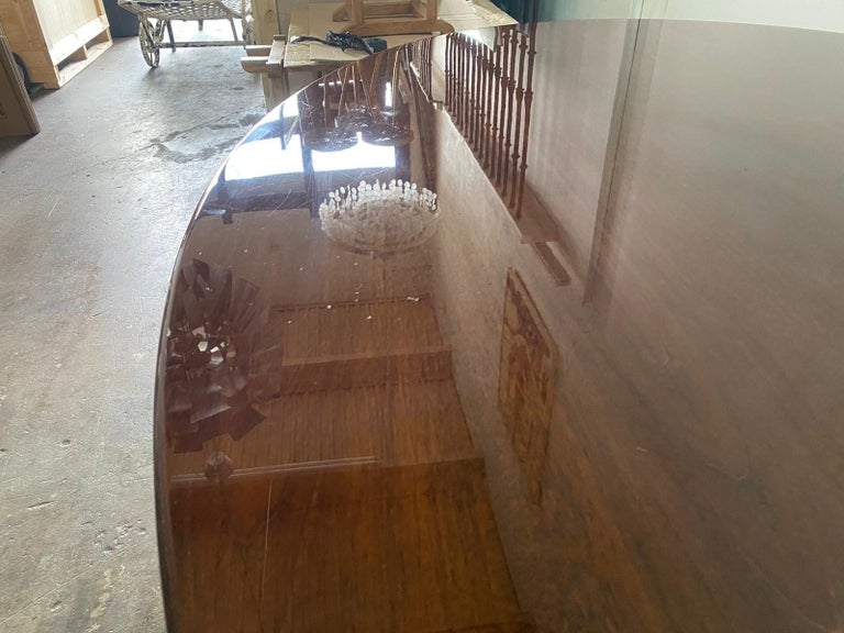 Signed Cavalletto Oval T3 Table by Luigi Caccia Dominioni for Azucena