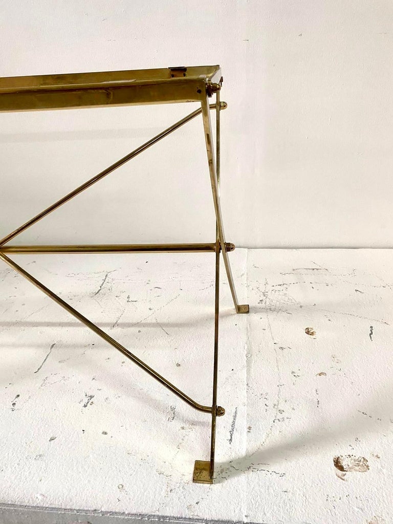 Signed Cavalletto Oval T3 Table by Luigi Caccia Dominioni for Azucena