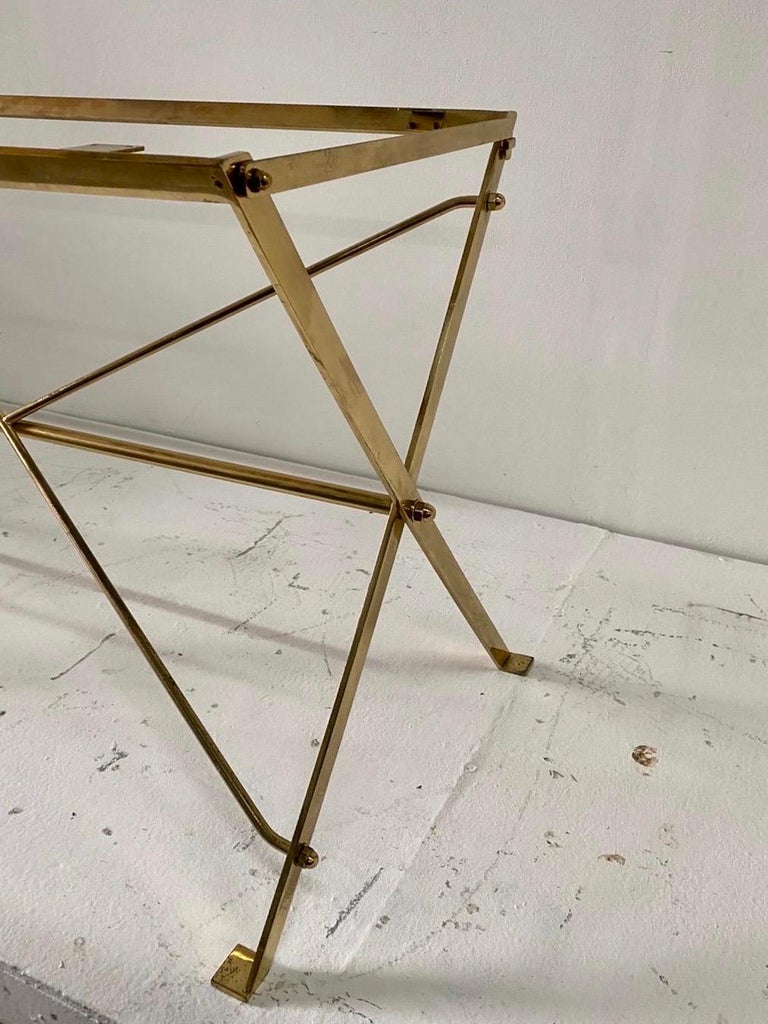 Signed Cavalletto Oval T3 Table by Luigi Caccia Dominioni for Azucena