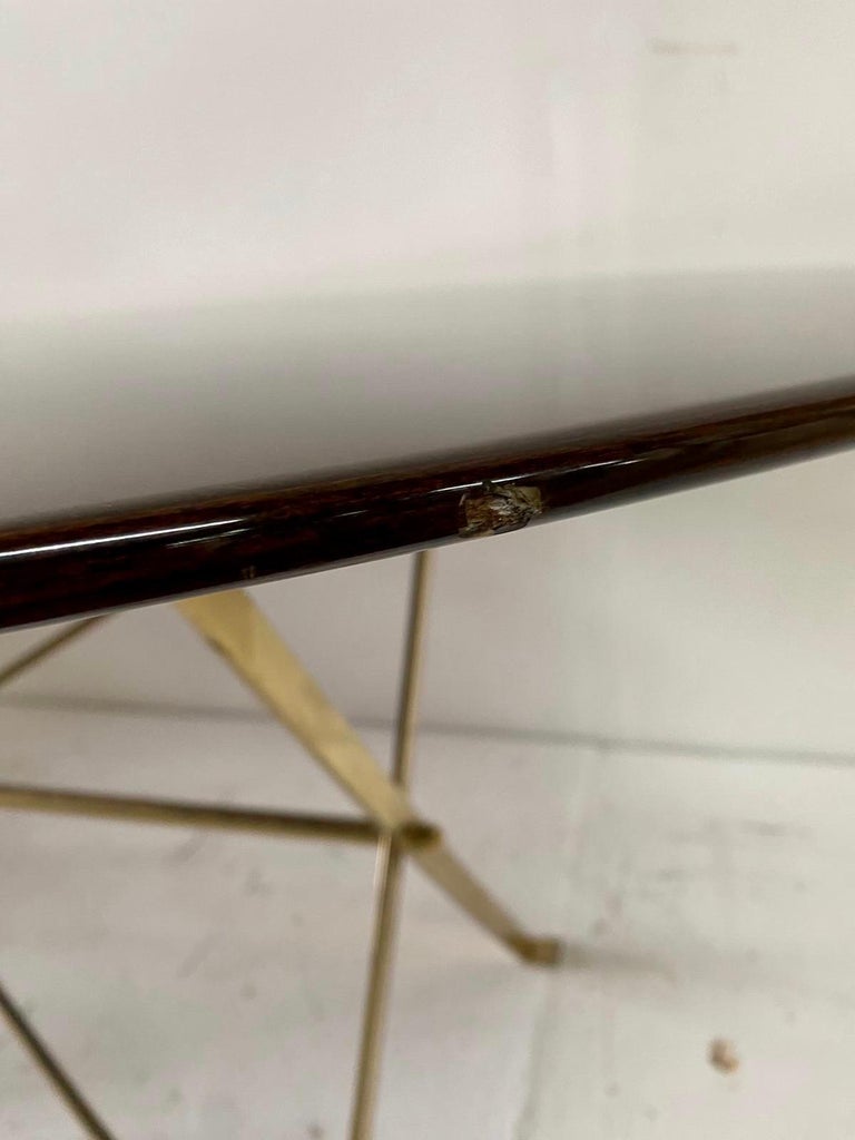 Signed Cavalletto Oval T3 Table by Luigi Caccia Dominioni for Azucena