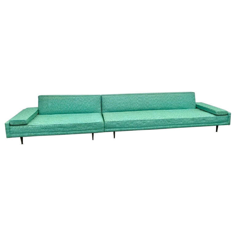 Mid-Century Modern 2-Piece Sectional Sofa