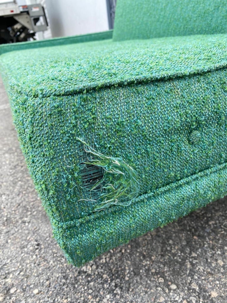 Mid-Century Modern 2-Piece Sectional Sofa