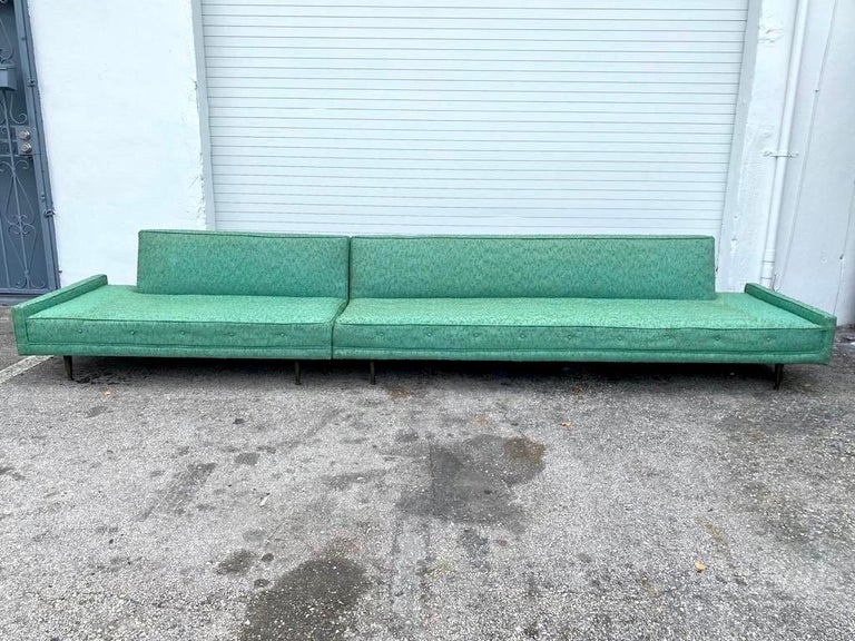 Mid-Century Modern 2-Piece Sectional Sofa