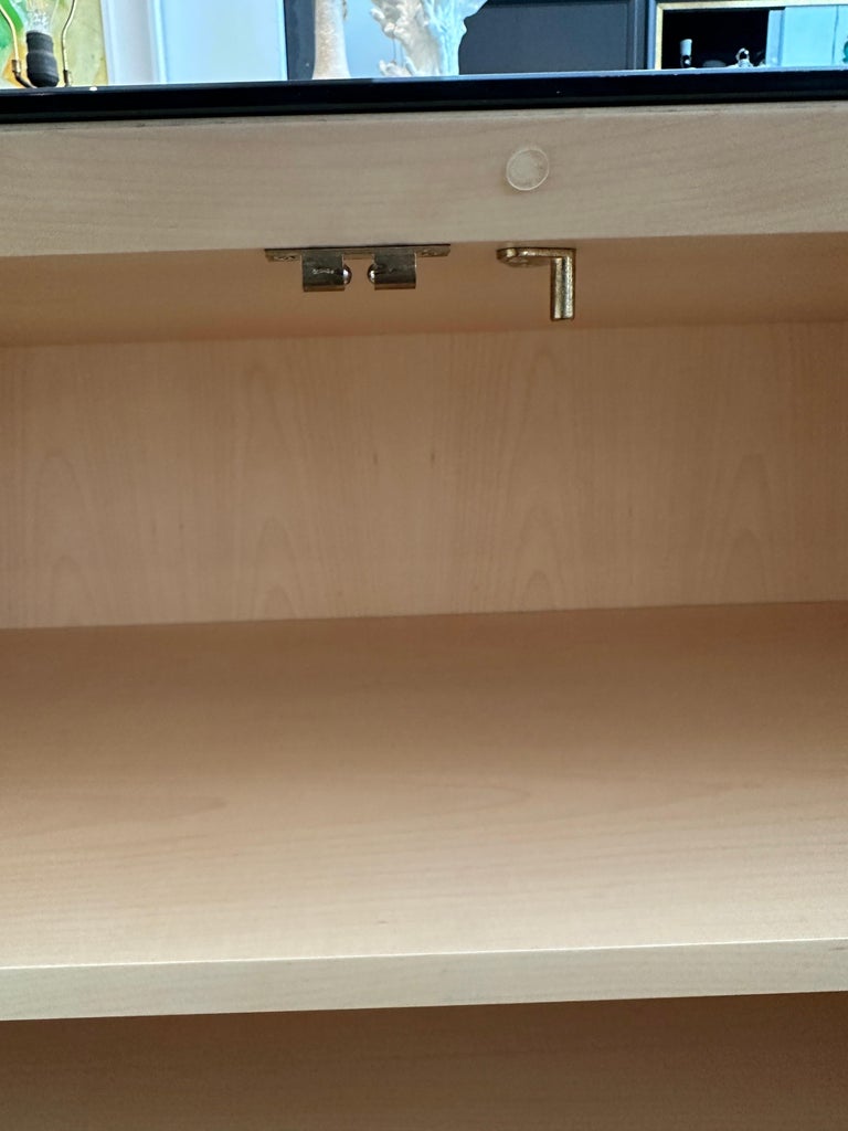 EFFETTO VETRO Italian Green Tinted Mirror Cabinet (Two Available)