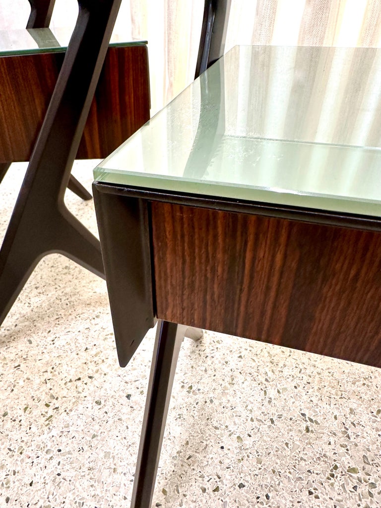 Italian Mid-Century Side-Tables/ Night Stands by Vittorio Dassi, 1950's