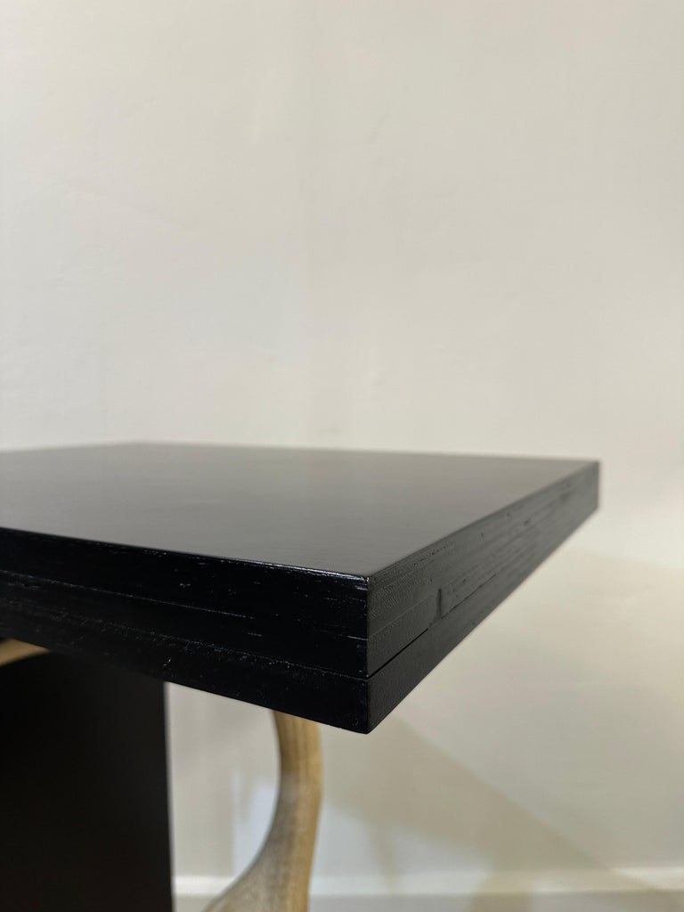 Unique Custom Table/ Pedestal w/ 6 Point Antler Base