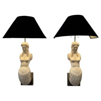 Monumental Mermaid/ Sirens Wall Mounted Lights - 3 Available, FRANCE