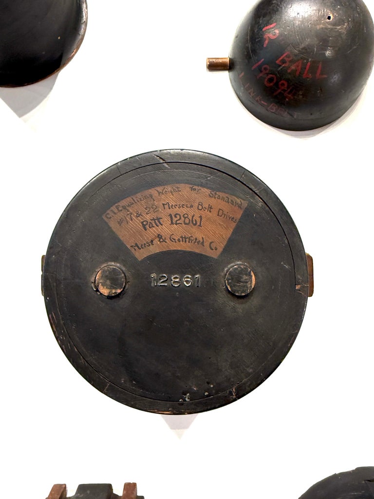 1900's Wooden Foundry Molds (Set of 11) from Meese & Gottfried San Francisco