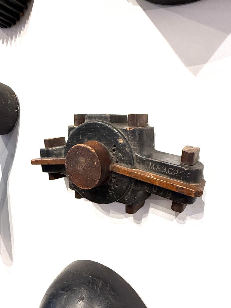 1900's Wooden Foundry Molds (Set of 11) from Meese & Gottfried San Francisco