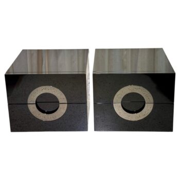 Rodolfo Dordoni for Minotti "Archipenko" Nightstands, PAIR