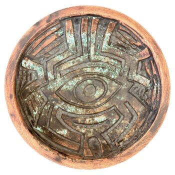 1965 Handmade Vintage Art Studio Pottery Bowl Sculpture, Argentina
