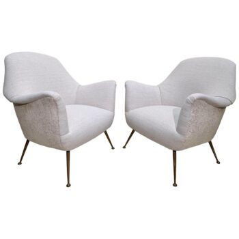 Pair of Mid-Century Italian Armchairs