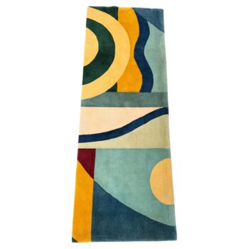 Vintage Edward Fields Art Deco Style Runner Rug